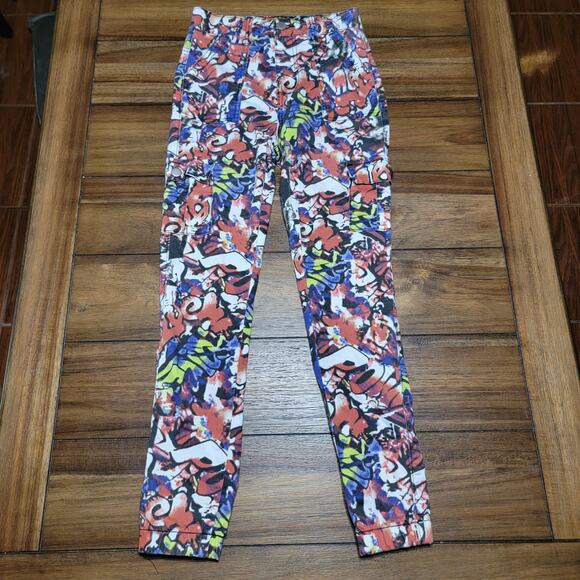 VIP Jeans Kids Skater Graffiti Cargo Jeans - Size 3/4 - Picture 1 of 7